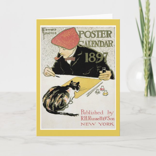 Affischkalendern noterar kortet kort (Framsida)