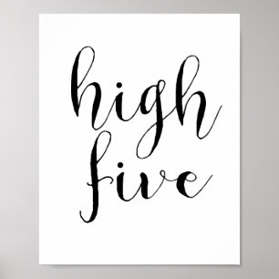 Affischkick fem poster