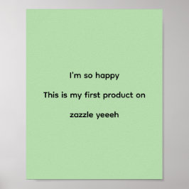 Affischpapper glad poster