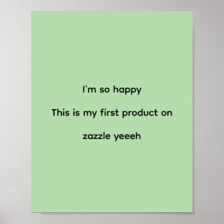 Affischpapper glad poster