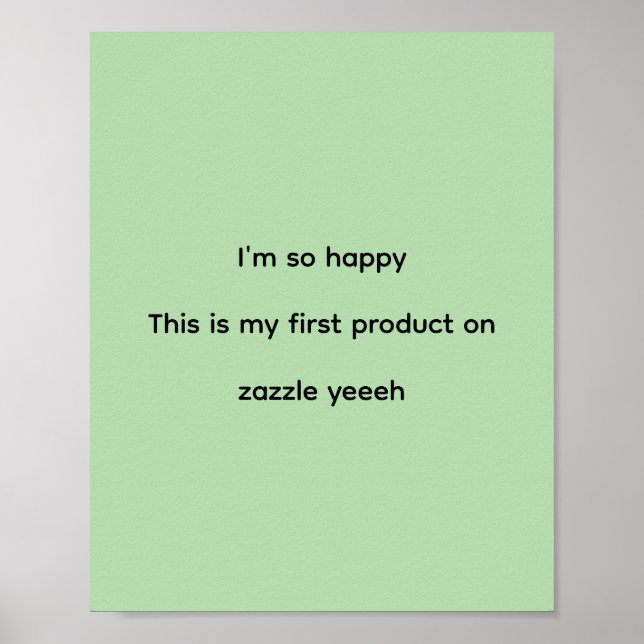 Affischpapper glad poster (Framsidan)