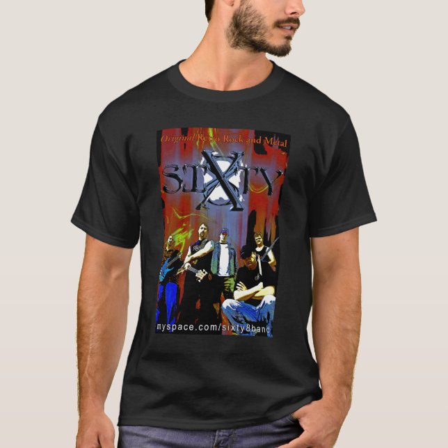 Affischskjorta för sextio 8 t-shirt (Framsida)