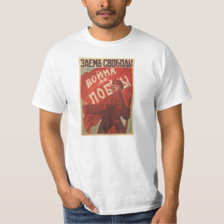 AffischT-tröja för ryss WWII T Shirt
