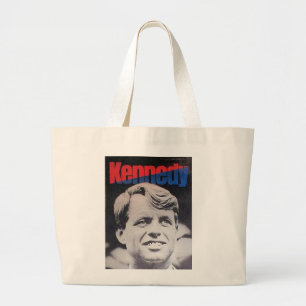Affischtotot för RFK 1968 hänger lös Jumbo Tygkasse