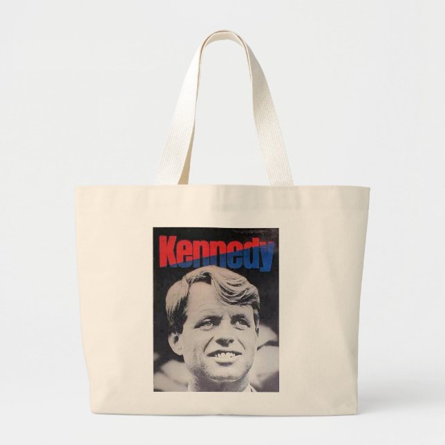 Affischtotot för RFK 1968 hänger lös Jumbo Tygkasse (Framsidan)