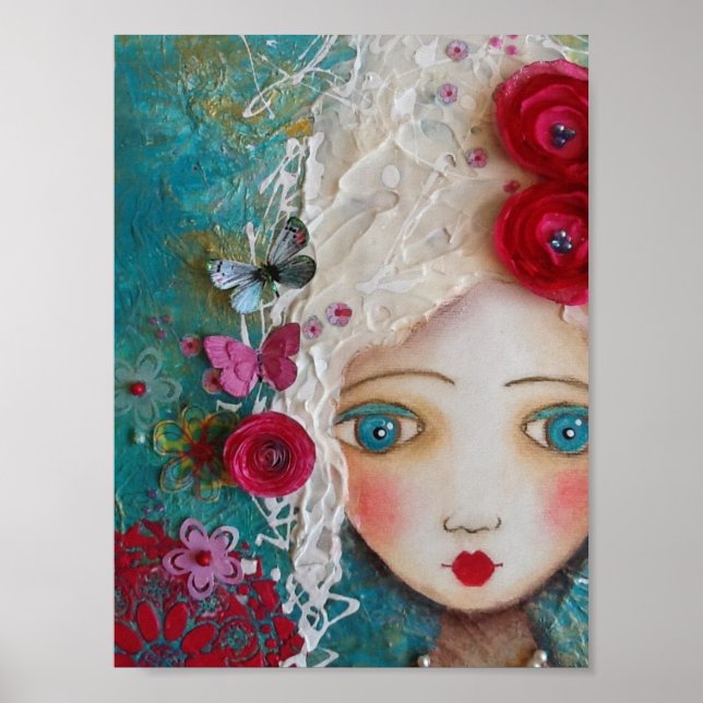 Affischtryck av Julie Ryder - Marie Antoinette Poster (Framsidan)