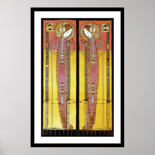Affischtryck: Broderade paneler Poster