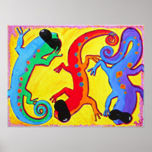 AffischTryck-Carribeanödlor Poster