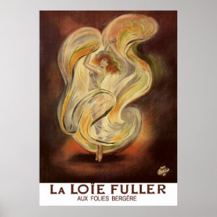 Affischtryck: Folies Bergere La mer fulla Loie Poster