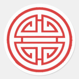 Affluence Sticker Runt Klistermärke