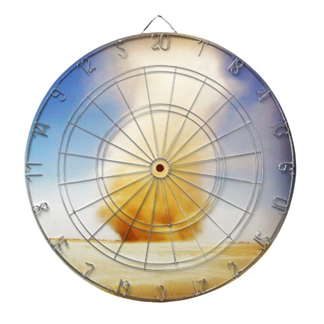 Afganistan Dammdjävul Dartboard Darttavla (Framsidan)
