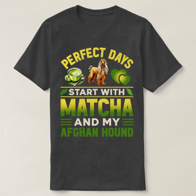 Afghan Hound 1 T Shirt (Design framsida)