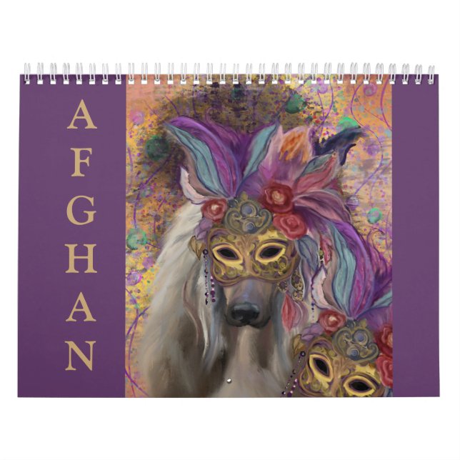 Afghan Hound 2025 Kalender (Omslag)