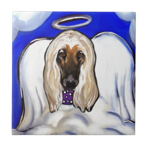 Afghan Hound Ängel Kakelplatta