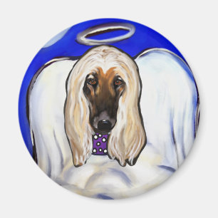 Afghan Hound Ängel Magnet