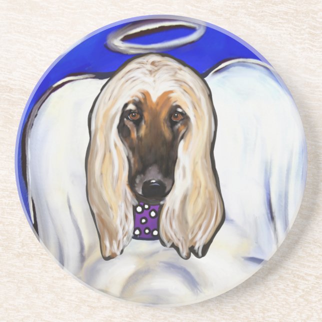 Afghan Hound Ängel Underlägg (Framsidan)