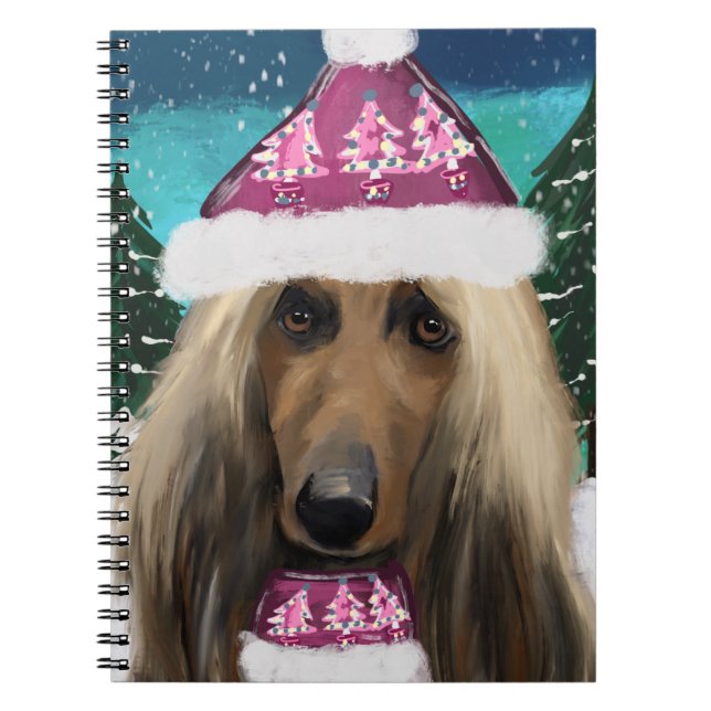 Afghan Hound          Anteckningsbok (Framsidan)