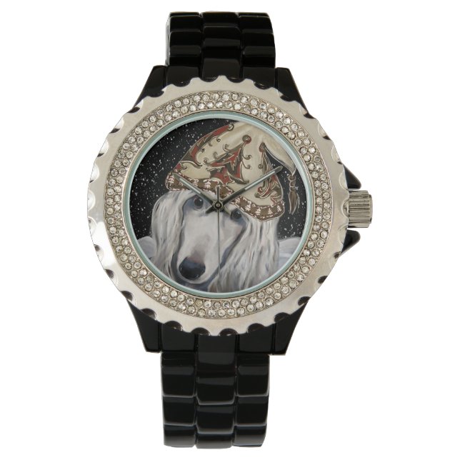 Afghan Hound Armbandsur (Framsida)