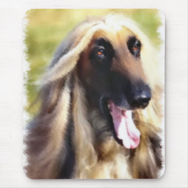 Afghan Hound Art Gifts Musmatta (Framsidan)