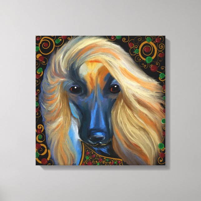 Afghan Hound Canvas (Framsida)