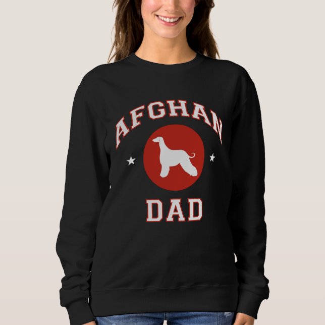 Afghan Hound Dad T Shirt (Framsida)
