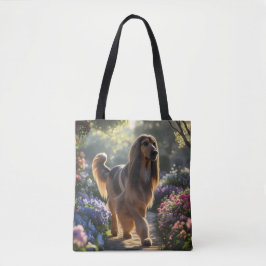 Afghan Hound Elegant Tote Bag Tygkasse