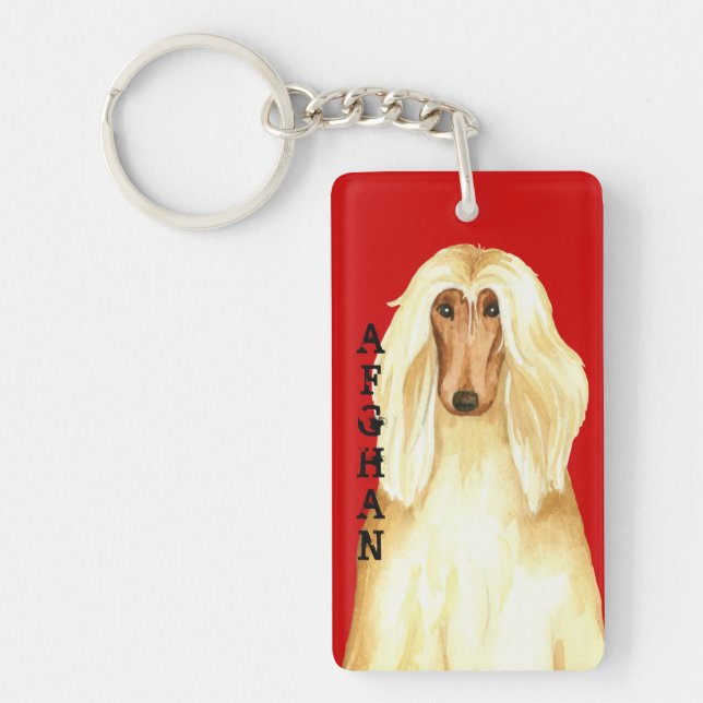 Afghan Hound Färg Block (Framsidan)
