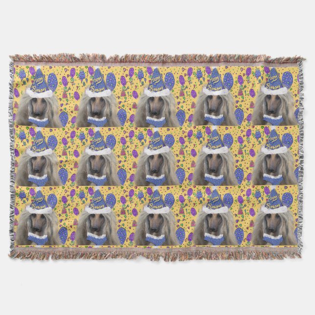 AFGHAN HOUND FILT (Framsidan)
