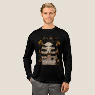 AFGHAN HOUND GULD  T SHIRT