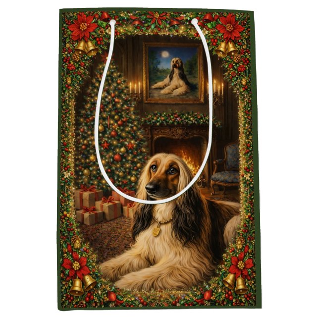 Afghan Hound Holiday Christmas  (Framsidan)