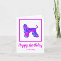 Afghan Hound Hund Funny Birthday