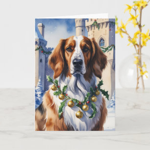 Afghan Hound Hund jul Hälsning Kort