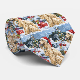 Afghan Hound Hund Winter Wonderland jul Joy Slips
