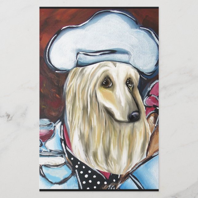 Afghan Hound-kock (Framsida)
