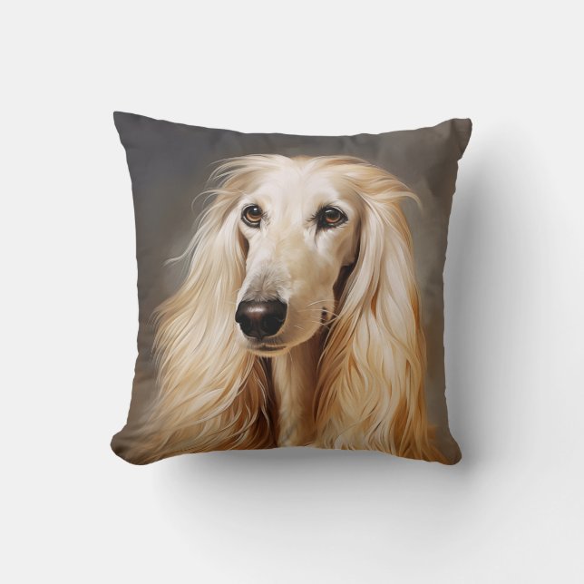 Afghan Hound Kudde (Framsida)