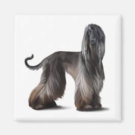 Afghan Hound Magnet