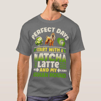 Afghan Hound Matcha Latte T Shirt