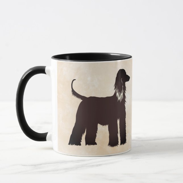 Afghan Hound Mugg (Vänster)
