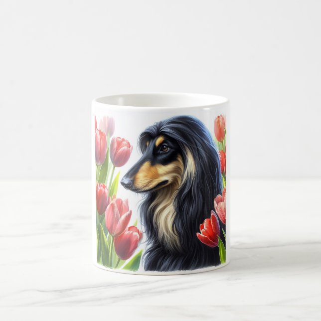 Afghan Hound Mugg (Center)