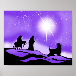 Afghan Hound Night Divine Poster