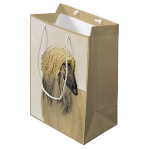 Afghan Hound Painting - Cute Original Hund Art