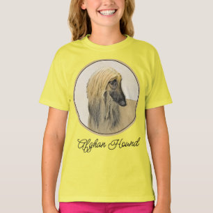 Afghan Hound Painting - Cute Original Hund Art T-S T Shirt