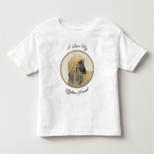 Afghan Hound Painting - Cute Original Hund Art T Shirt