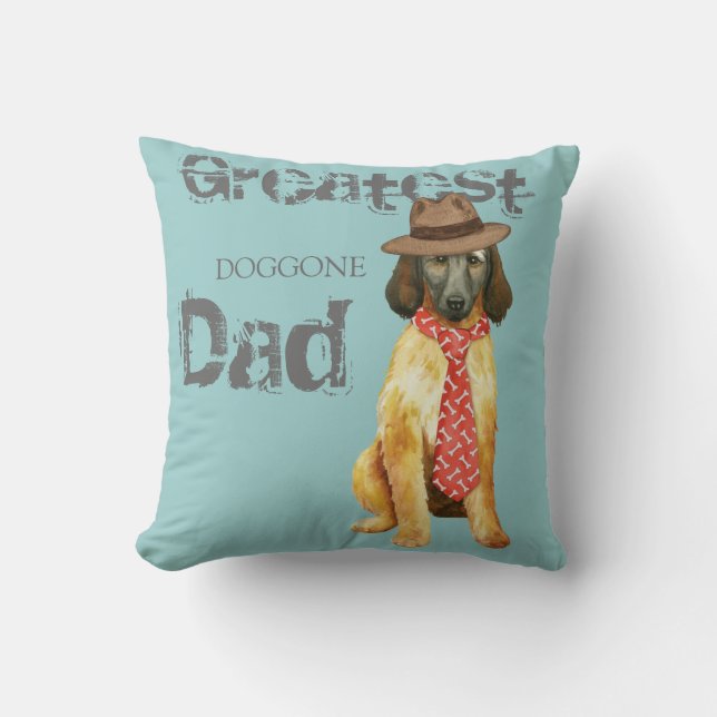 Afghan Hound Pappa Kudde (Framsida)