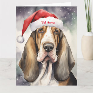 Afghan Hound-Personligen Jul Kort