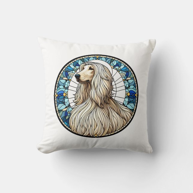 Afghan Hound pillow Kudde (Framsida)