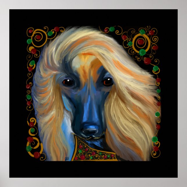 Afghan Hound Poster (Framsidan)