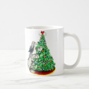 Afghan Hound Reach Goals Domino Blue Cream Kaffemugg