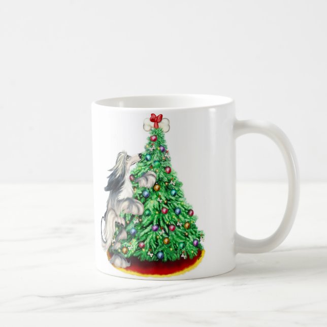 Afghan Hound Reach Goals Domino Blue Cream Kaffemugg (Höger)