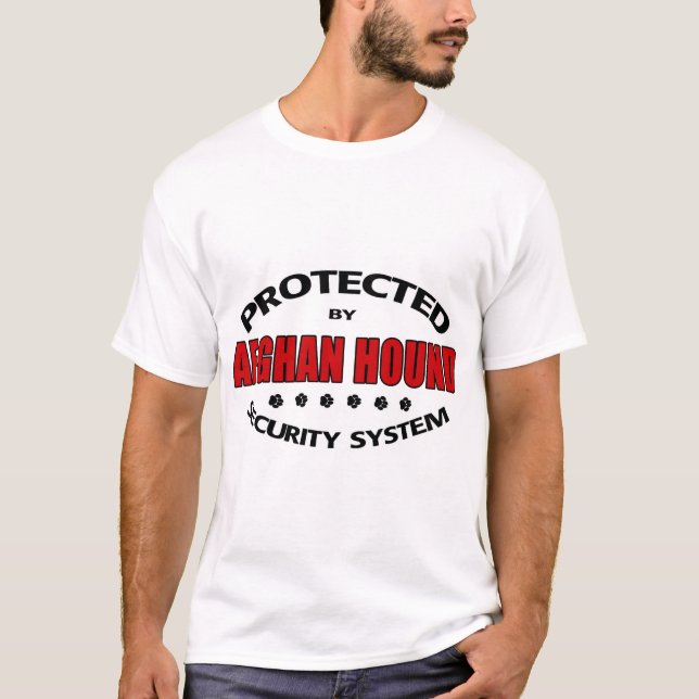Afghan Hound Security Tee (Framsida)